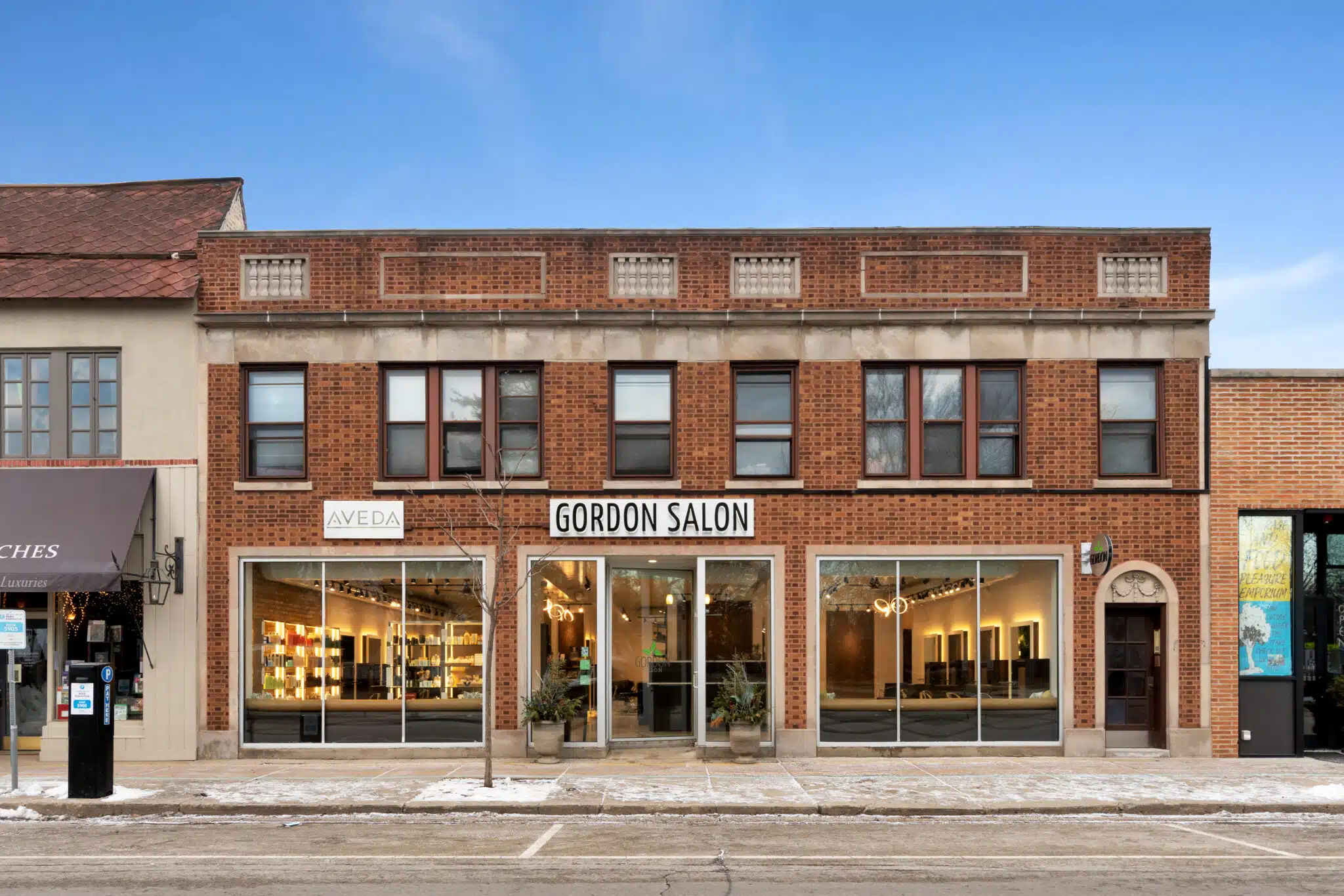 Clean, professional medical spa treatment room with neutral tones at Gordon Salon Evanston in Evanston